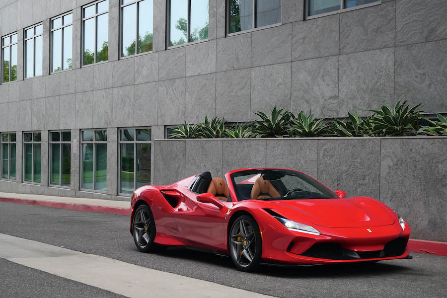 Ferrari F8 Spider for Rent Los Angeles