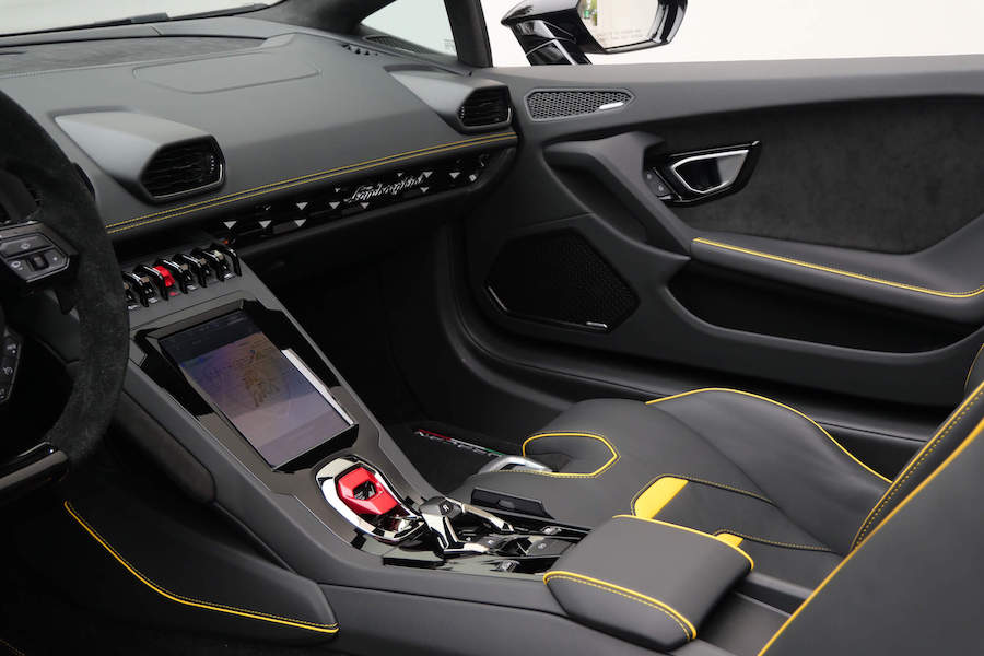 Rent a Matte Black Lamborghini Huracan EVO Spyder in Los Angeles