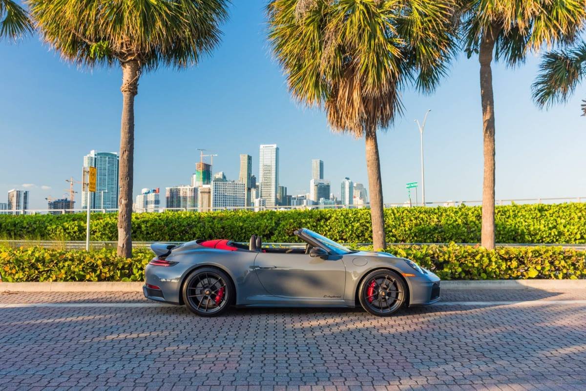 Porsche Carrera S cabriolet rental in miami
