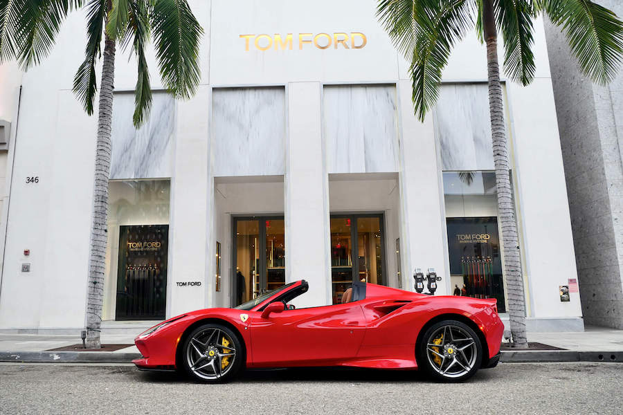 Ferrari F8 Spider Rental