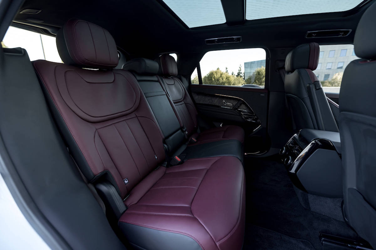 White Range Rover sport Dynamic for rent in Los Angeles