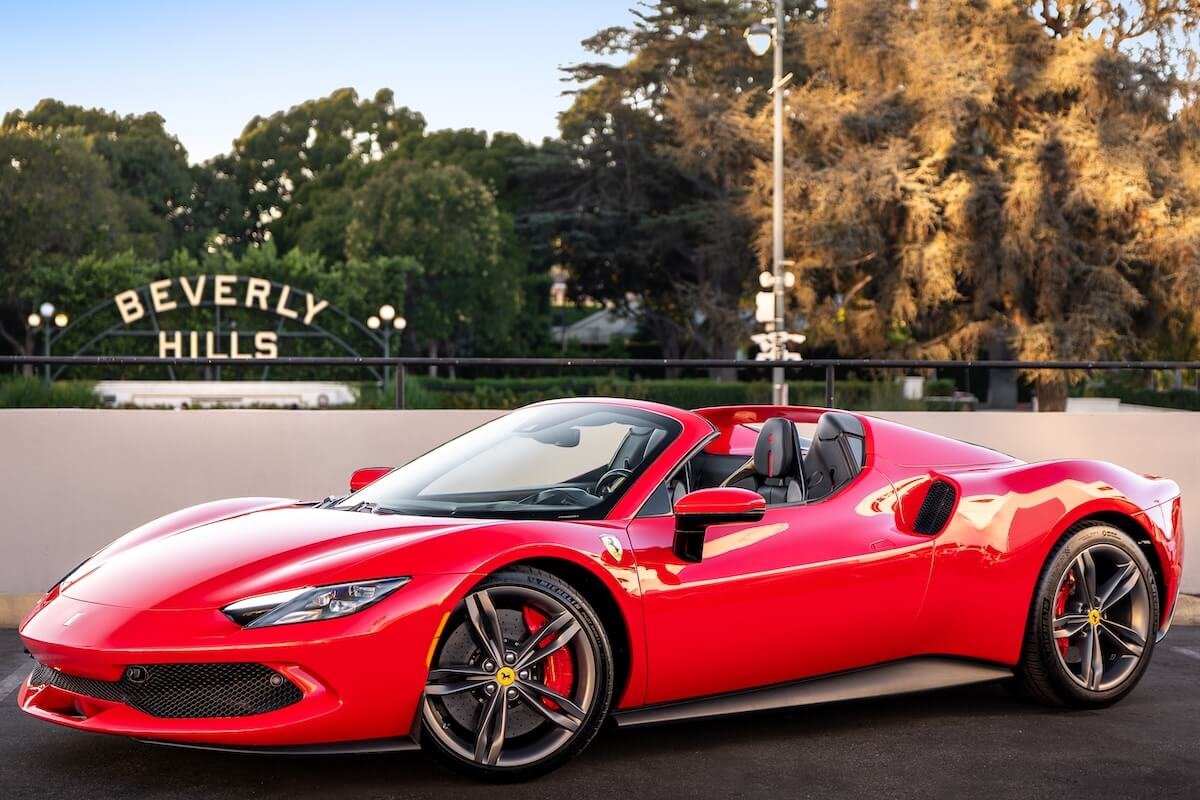 2025 Ferrari 296 GTS Rental Los Angeles