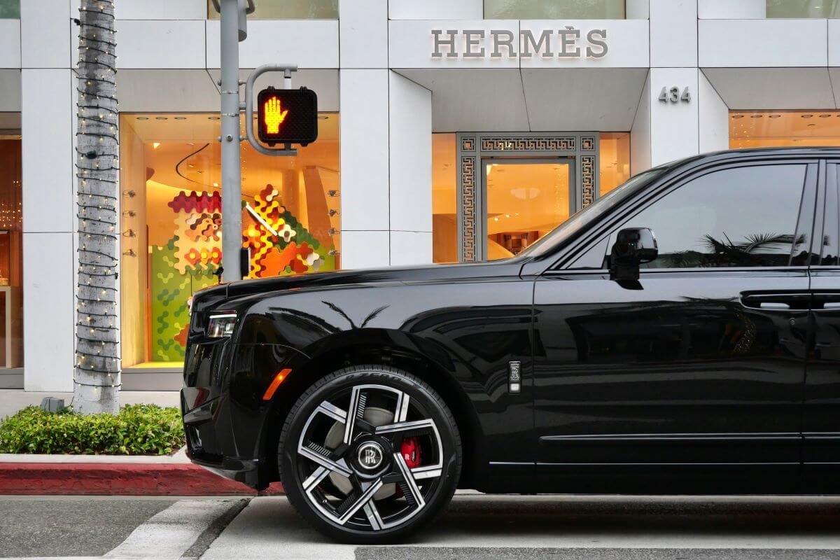 2025 Rolls-Royce Cullinan Black Badge Rental Los Angeles