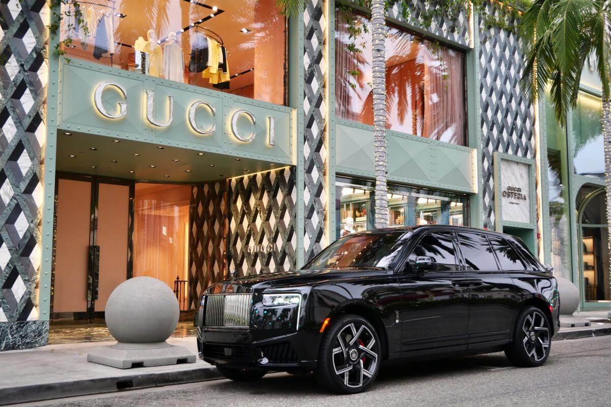 2025 Rolls Royce Cullinan Black Badge Rental LAX