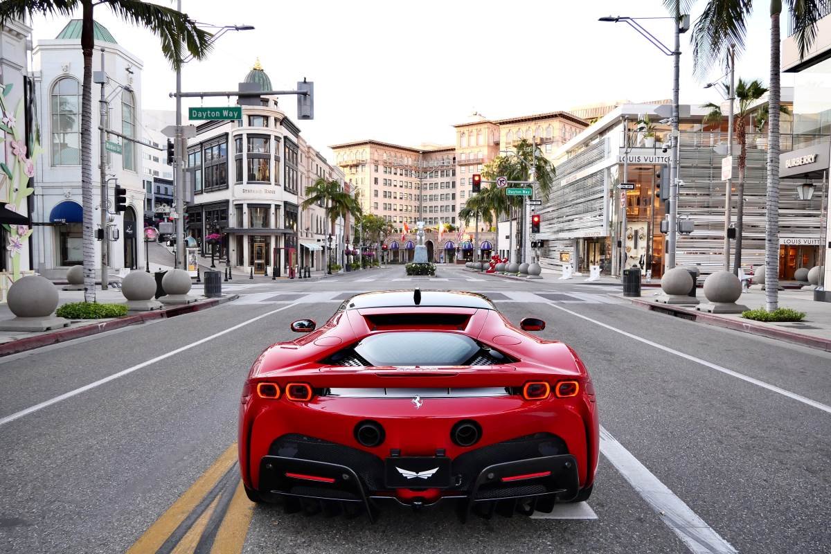 Ferrari SF90 Stradale rental Los Angeles Ferrari SF90 Stradale rental Los Angeles