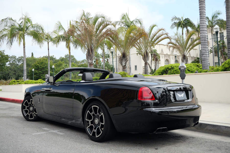 Rolls Royce Dawn Black Badge For Rent LA