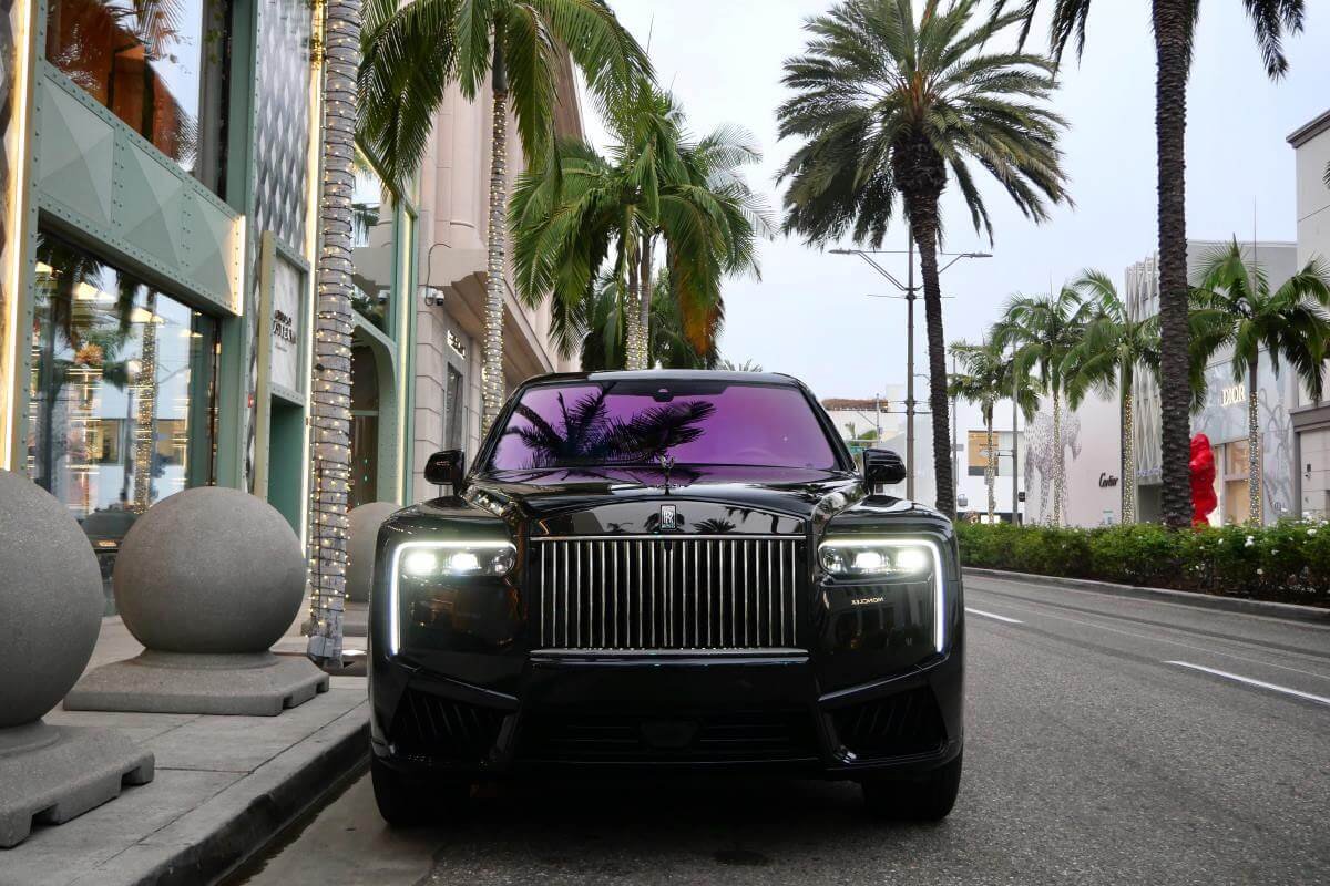 2025 Rolls Royce Cullinan Black Badge Rental LAX