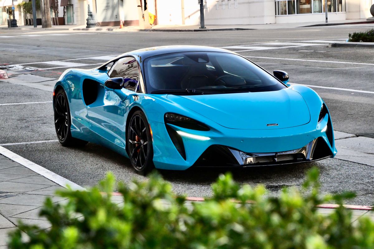 McLaren Artura for rent in los angeles