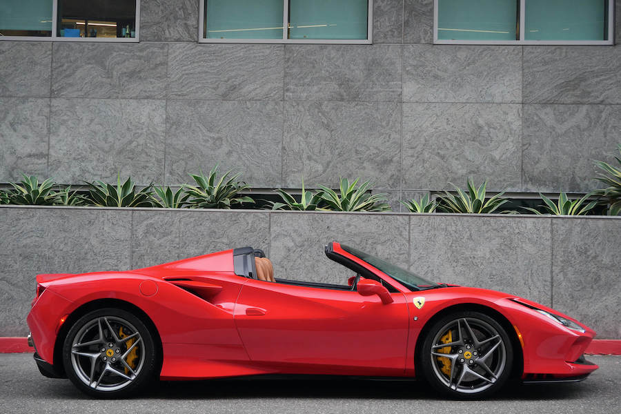 Ferrari F8 Spider for Rental LA