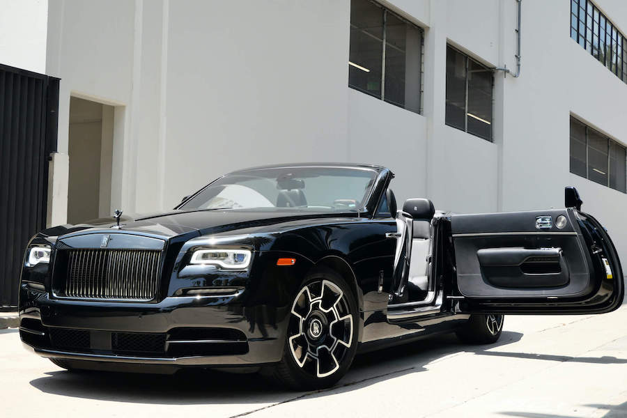 Luxury Rolls Royce Dawn Black Badge For Rental in LA