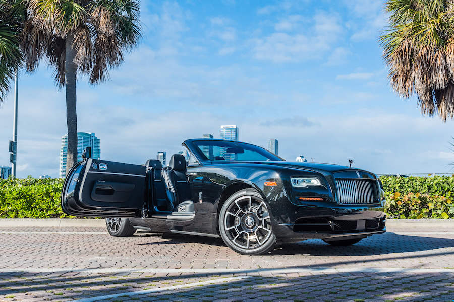 rolls royce dawn for rent miami