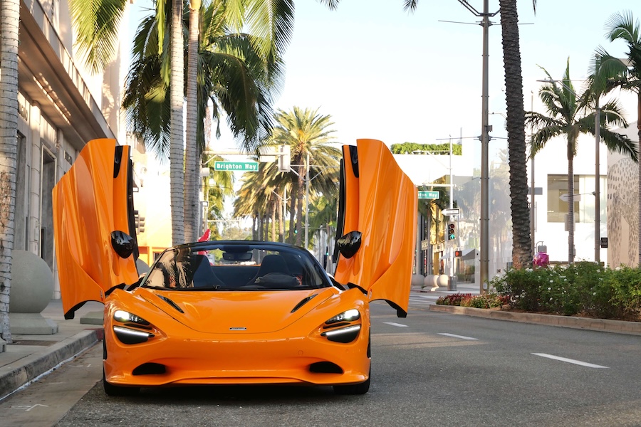 Rent a McLaren 750S Spider 2024 Orange LA Rent a McLaren 750S Spider 2024 Orange LA