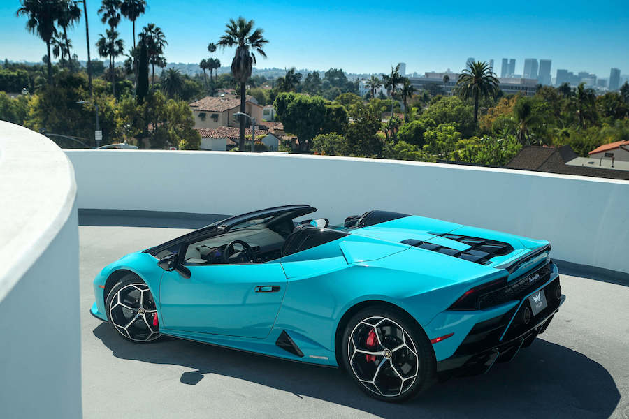 Lamborghini Huracan EVO Spyder Rental LA Lamborghini Huracan EVO Spyder Rental LA
