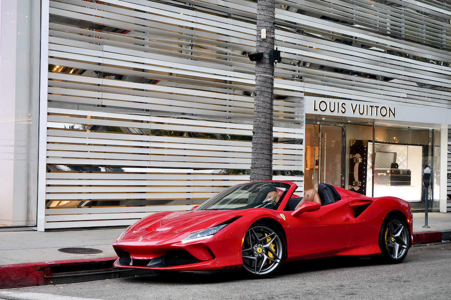 Ferrari F8 Spider Rent
