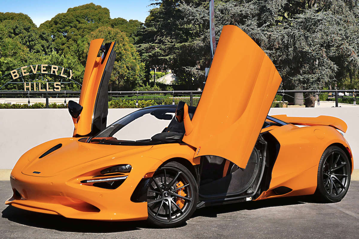 McLaren 750S Spider 2024 Orange For Rent in Los Angeles McLaren 750S Spider 2024 Orange For Rent in Los Angeles