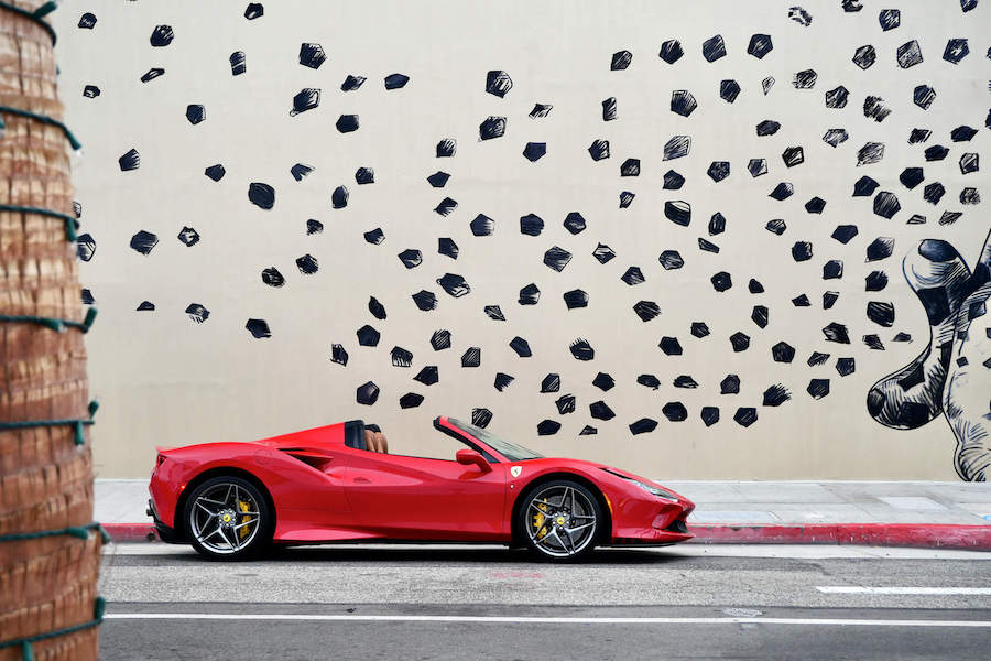 Ferrari F8 Spider for Rental in LA