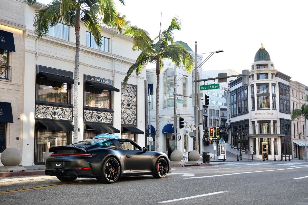 Rent a Porsche 911 Targa 4 GTS in LAX