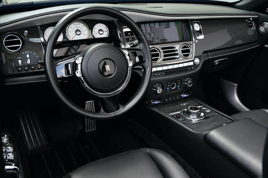 Rent Rolls Royce Dawn Black Badge in Los Angeles CA