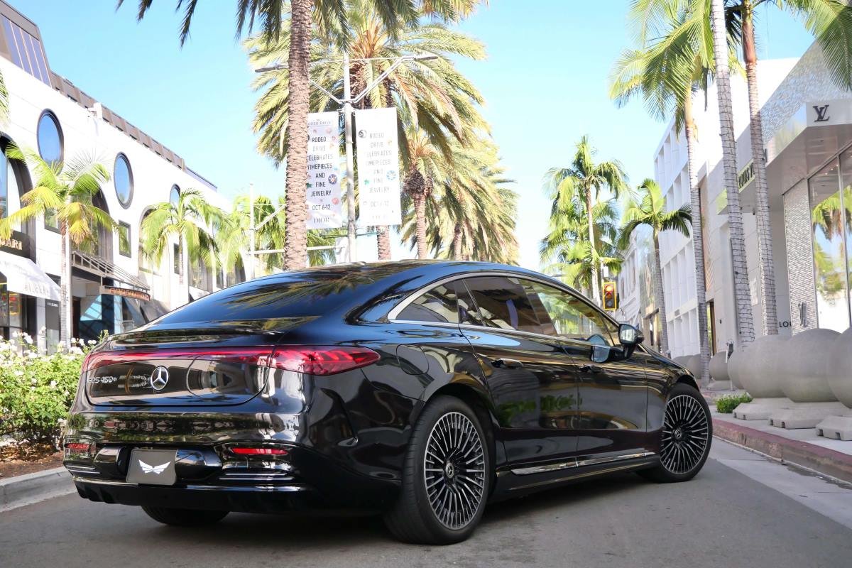 Mercedes-Benz EQS 450 rental LAX Mercedes-Benz EQS 450 rental LAX