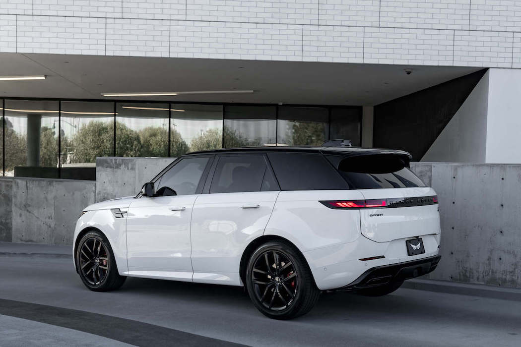 White Range Rover sport Dynamic Rental