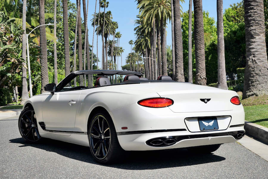Luxury Bentley Continental GTC 2022 for Rental Los Angeles