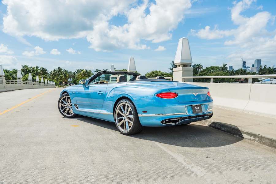 Rent a Bentley Continental GTC in Miami