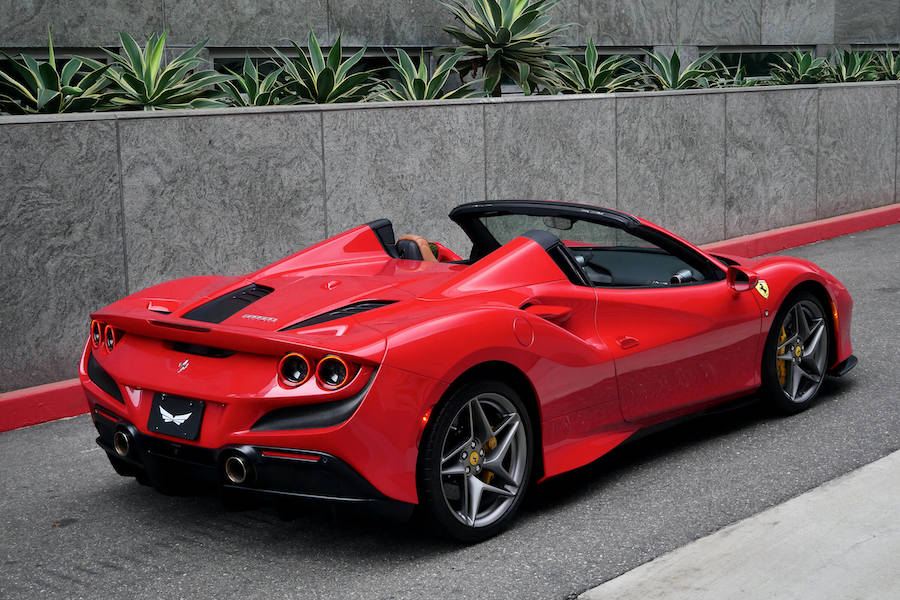 Ferrari F8 Spider for Rental Los Angeles