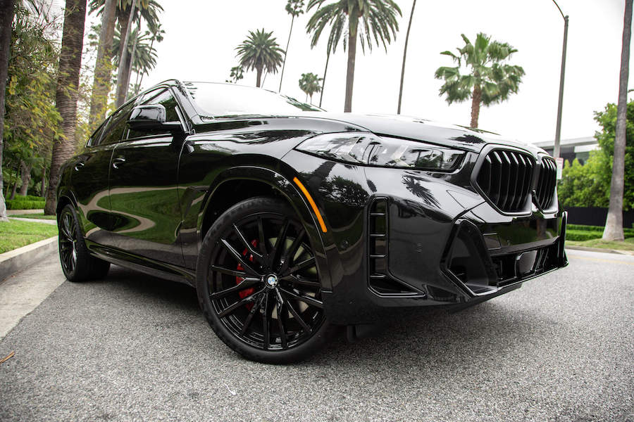 BMW X6 M40i 2024 Black For Rent in LA