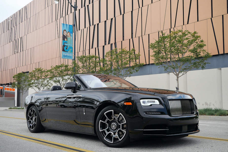 Rolls Royce Dawn Black Badge For Rent Los Angeles