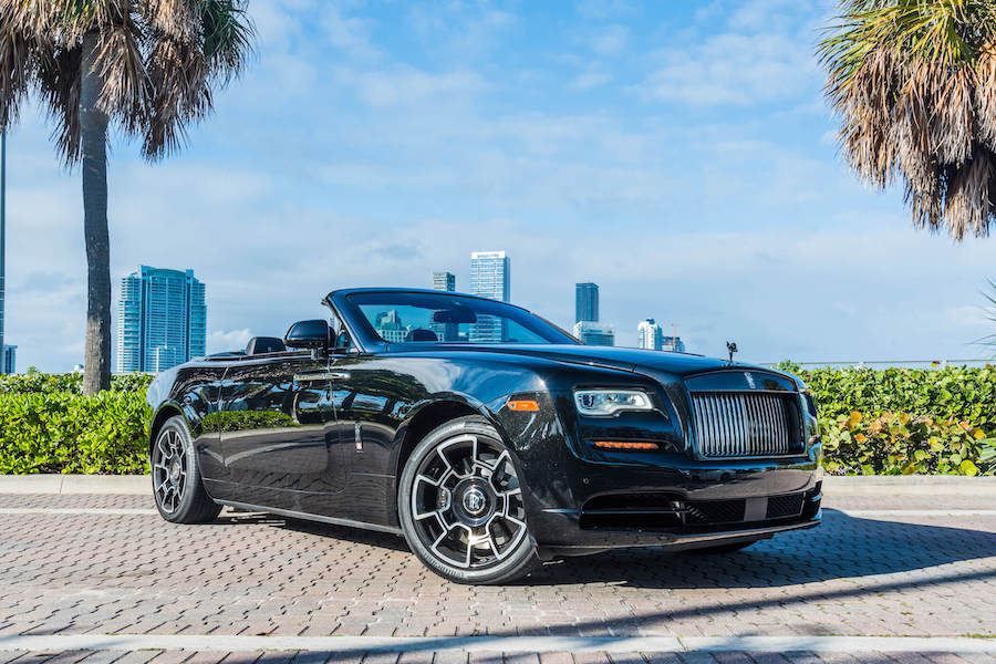 rolls royce dawn rental miami