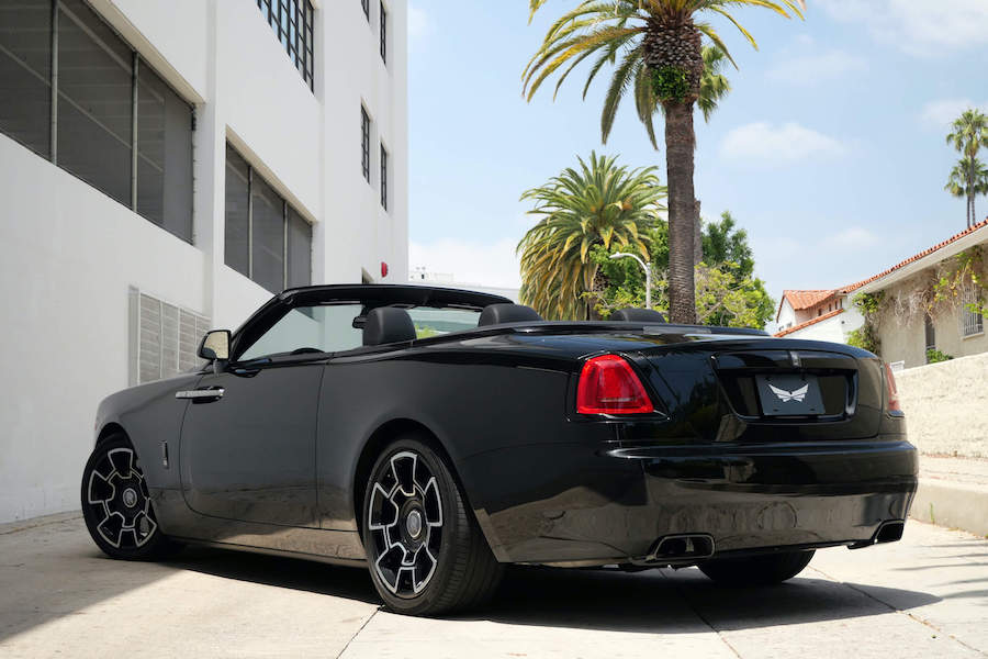 Luxury Rolls Royce Dawn Black Badge For Rent in Los Angeles