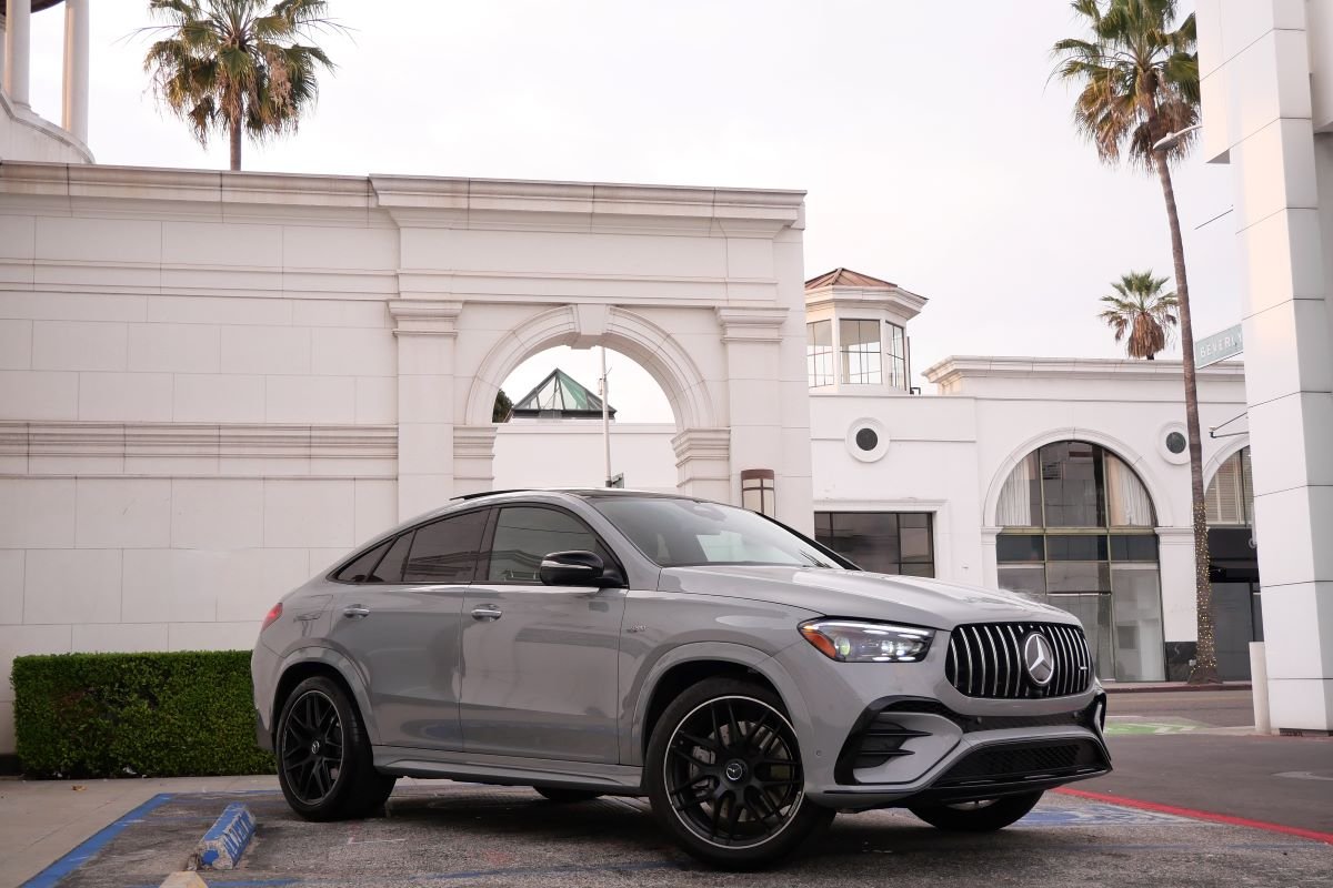 Rent a Mercedes-AMG GLE 53 Coupe Gray in Los Angeles Rent a Mercedes-AMG GLE 53 Coupe Gray in Los Angeles
