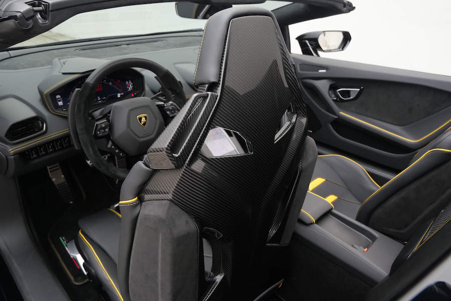 Matte Black Lamborghini Huracan EVO Spyder for Rent