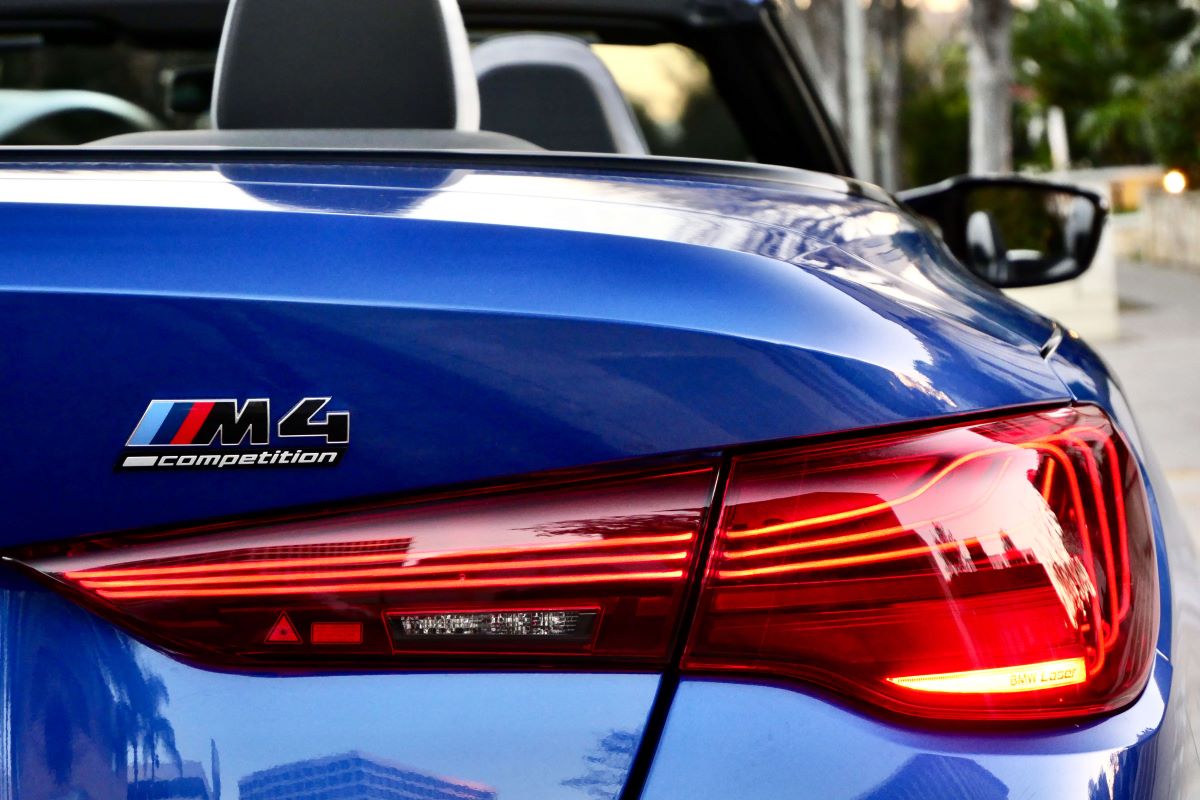 BMW M4 Competition Convertible 2025 in LA For Rent