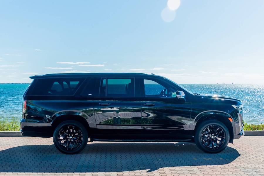 Rent A Cadillac Escalade ESV Platinum In Miami