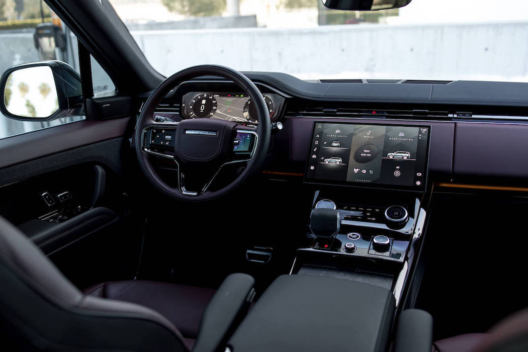 White Range Rover sport Dynamic Rental Los Angeles