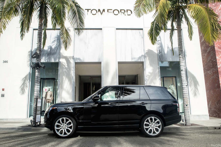 Range Rover on Rodeo Drive Range Rover on Rodeo Drive