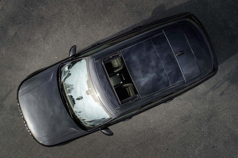 Drone Shot of the 2018 Range Rover Drone Shot of the 2018 Range Rover
