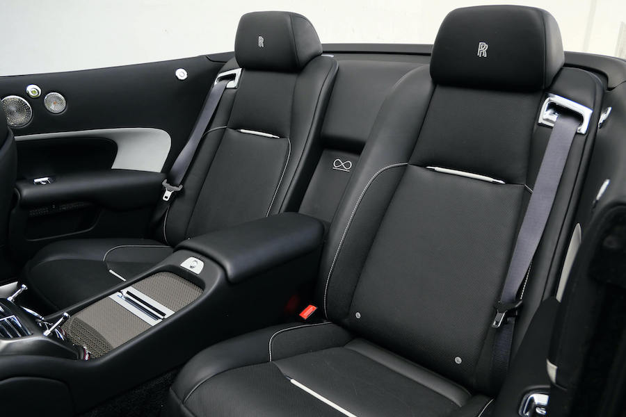 Rent Rolls Royce Dawn Black Badge in LA