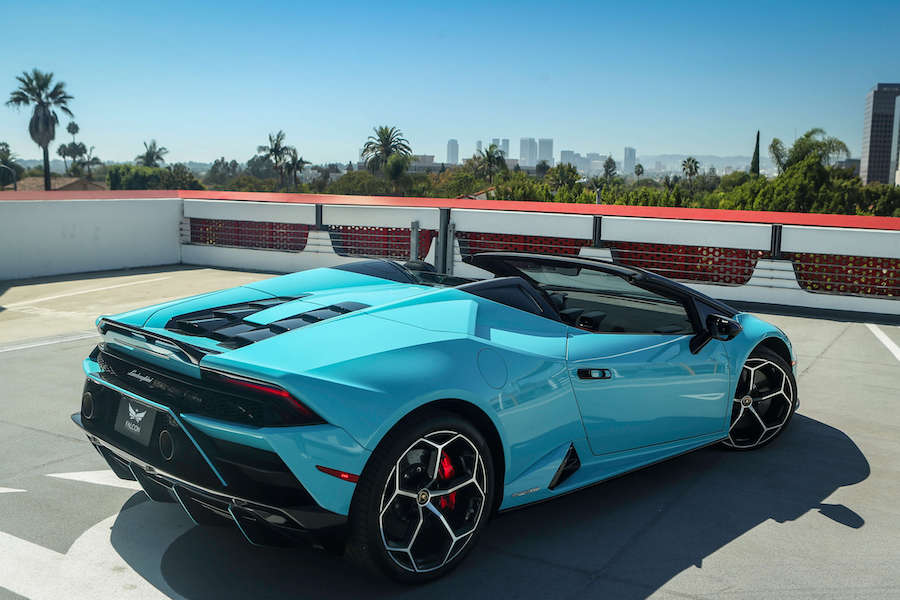 Lamborghini Huracan EVO Spyder Rental LA Lamborghini Huracan EVO Spyder Rental LA