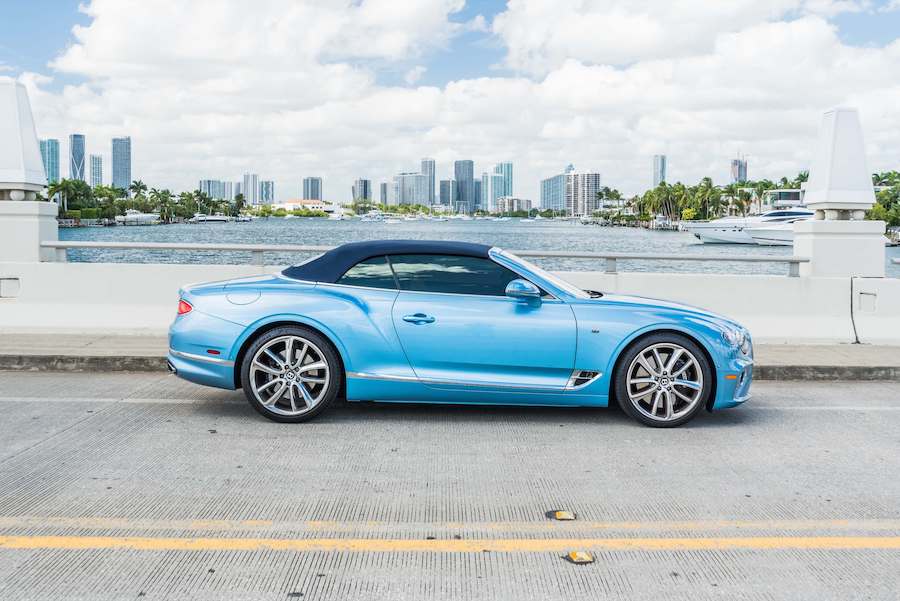 Rent a Bentley Continental GTC in Miami
