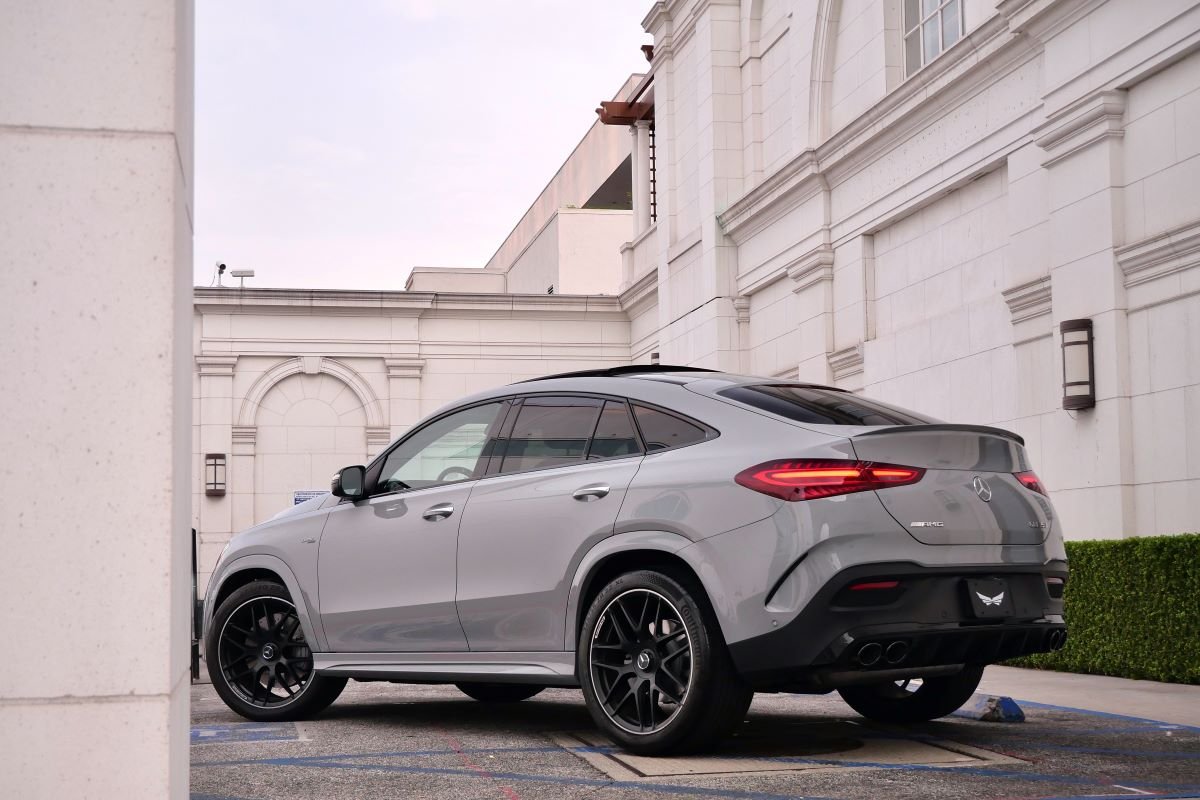 Rent a Mercedes-AMG GLE 53 Coupe Gray in Los Angeles Rent a Mercedes-AMG GLE 53 Coupe Gray in Los Angeles