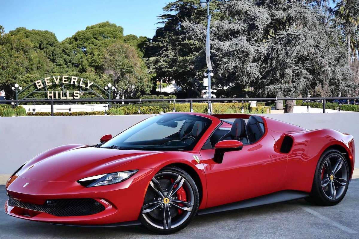 Ferrari 296 GTS 2025 rental Los Angeles