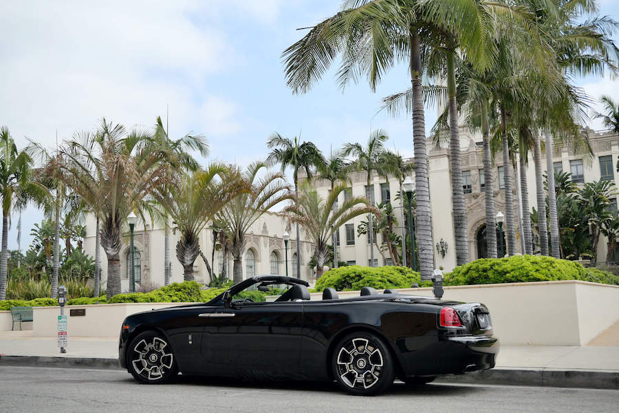 Rolls Royce Dawn Black Badge For Rent in LA