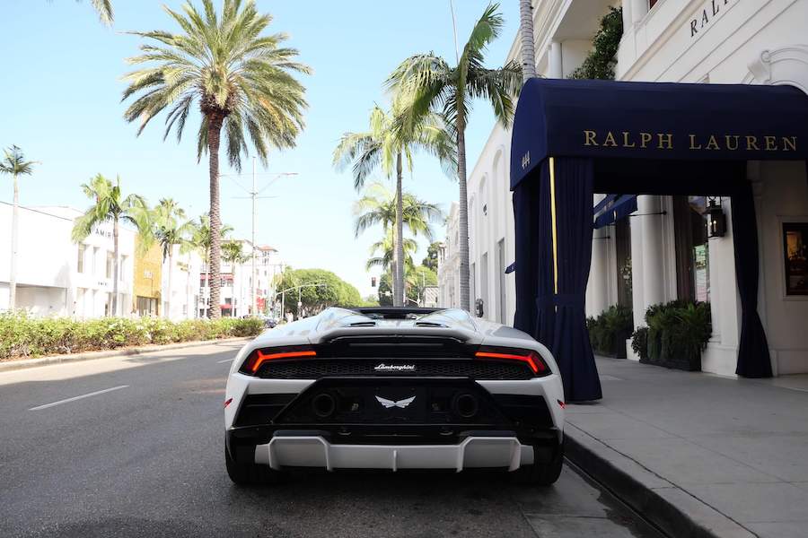 Lamborghini Huracan EVO Spyder Rental LA