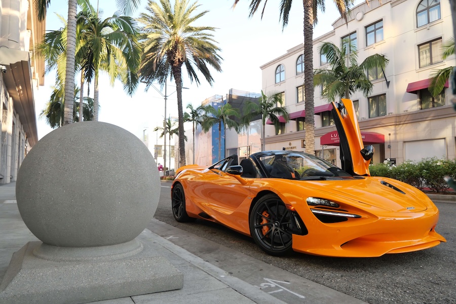 McLaren 750S Spider 2024 Rental in LA McLaren 750S Spider 2024 Rental in LA