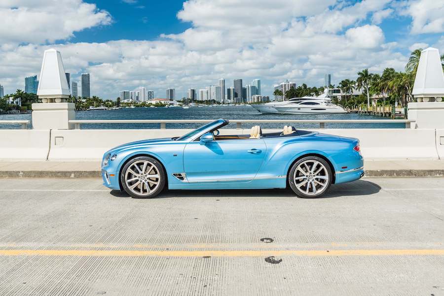 Rent a Bentley Continental GTC in Miami