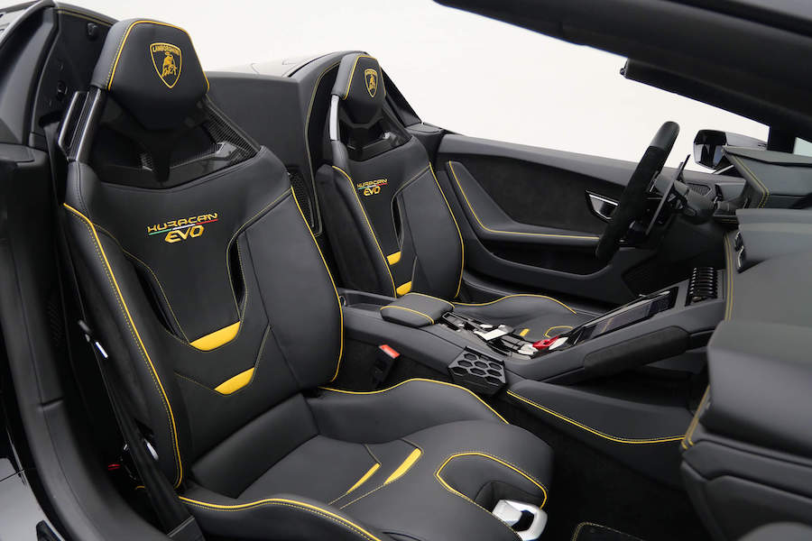 Matte Black Lamborghini Huracan EVO Spyder Rental LAX