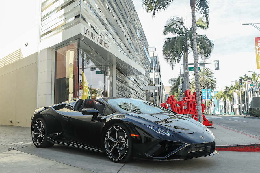 Lamborghini Huracan EVO Spyder Rental LA