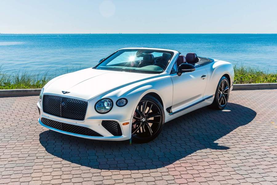 Rent a White Bentley Continental GTC in Miami Rent a White Bentley Continental GTC in Miami